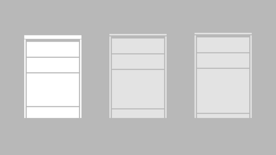 Korpushöhe für die Küche