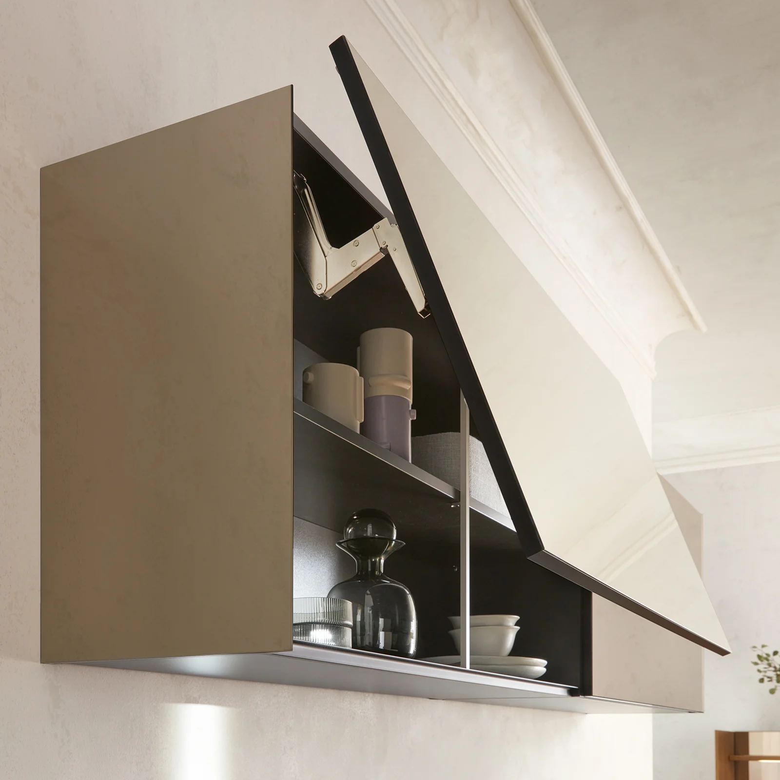 Oberschrank in der Küche