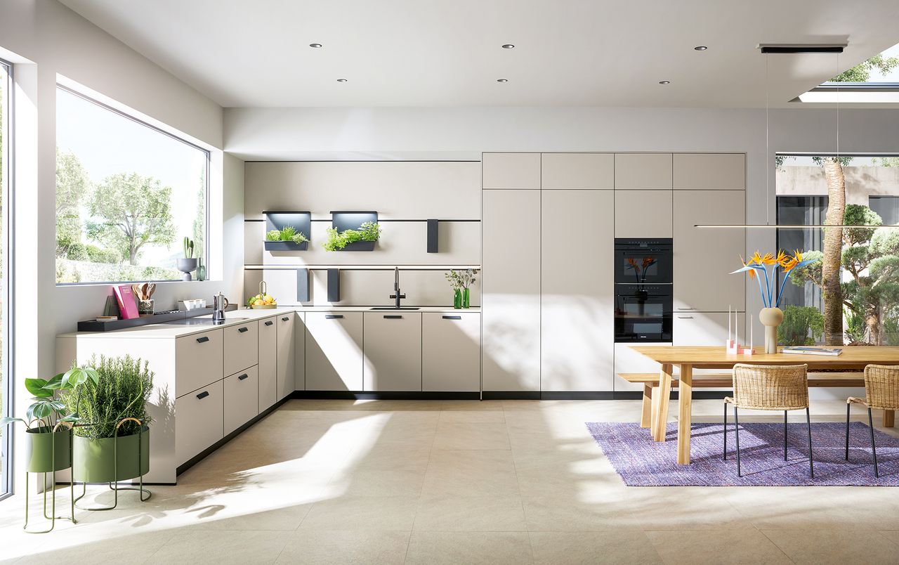 pebble grey kitchen