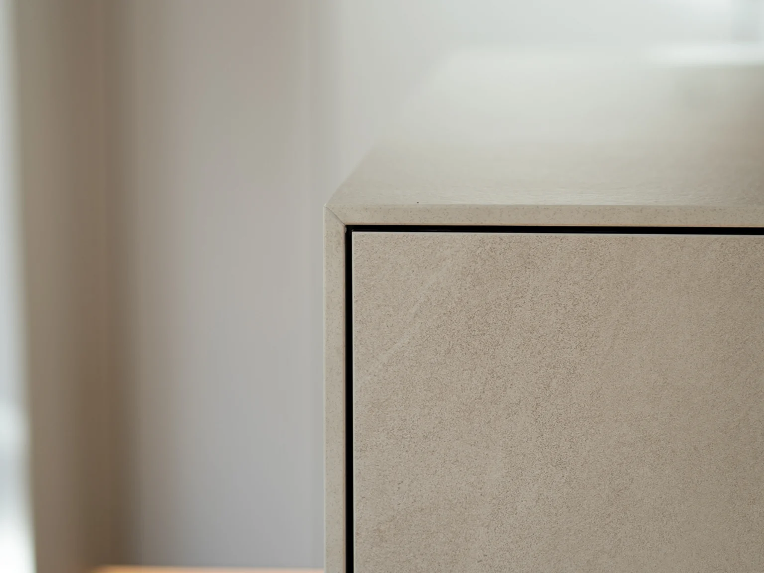next125 island front ceramic Bianco Beige Japandi kitchen