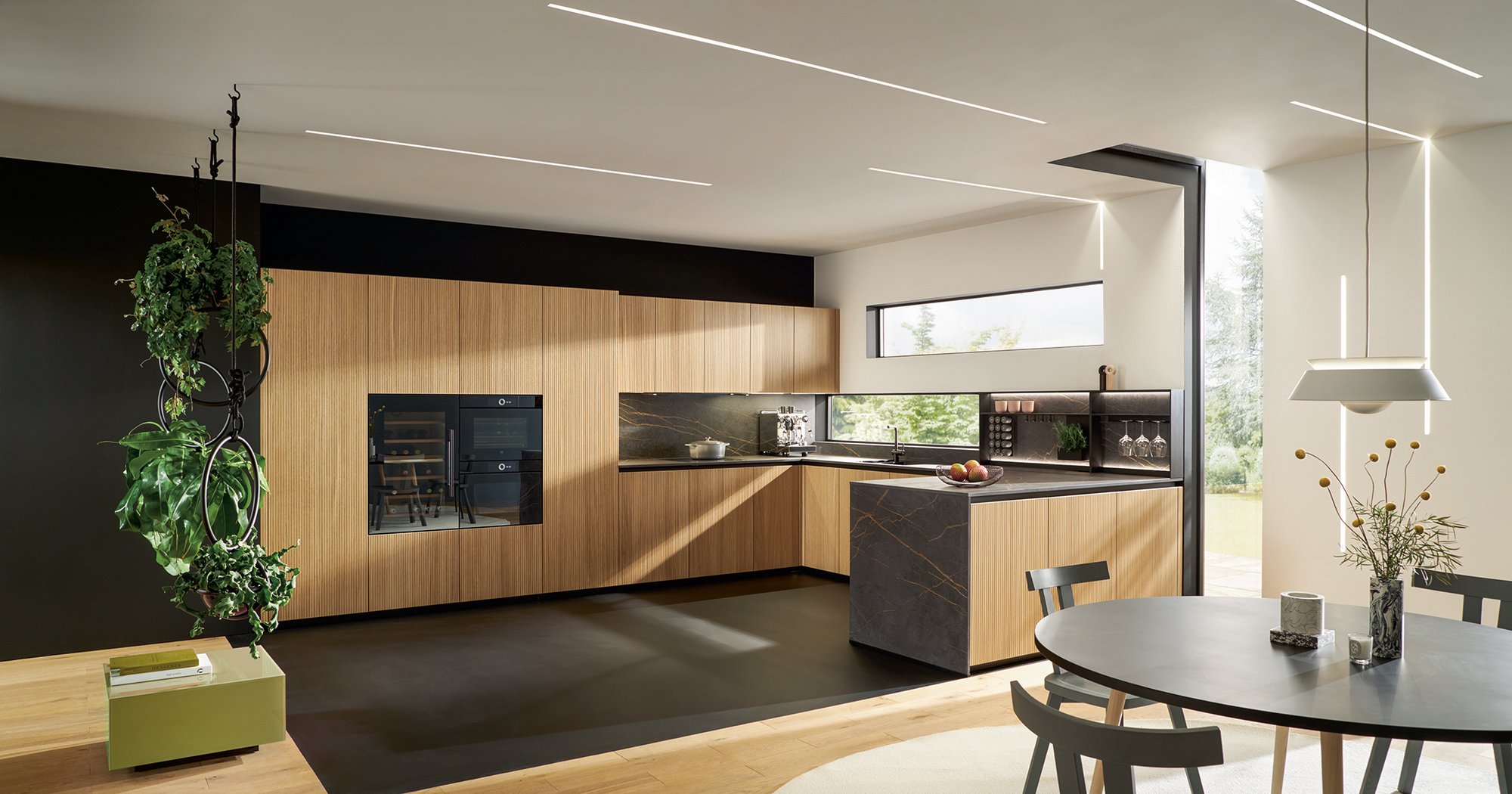 next125 | nx670 – De moderne keuken in houtdesign