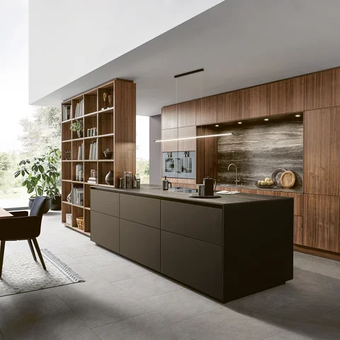 cooking island in brown