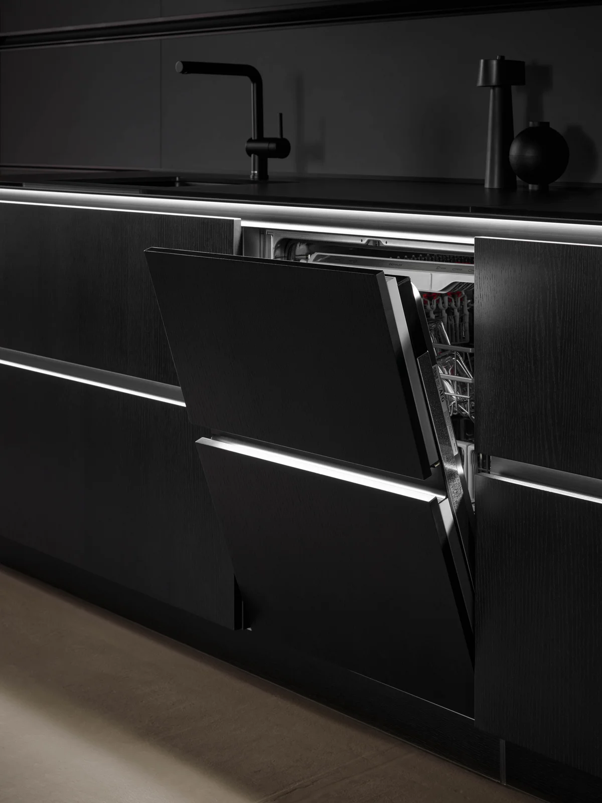 led lighting system for washing machines