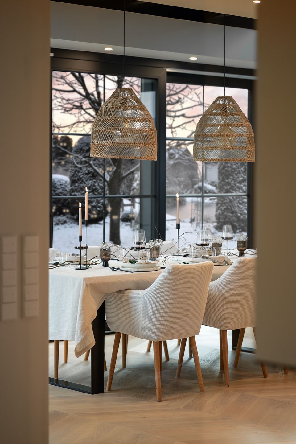open dining area
