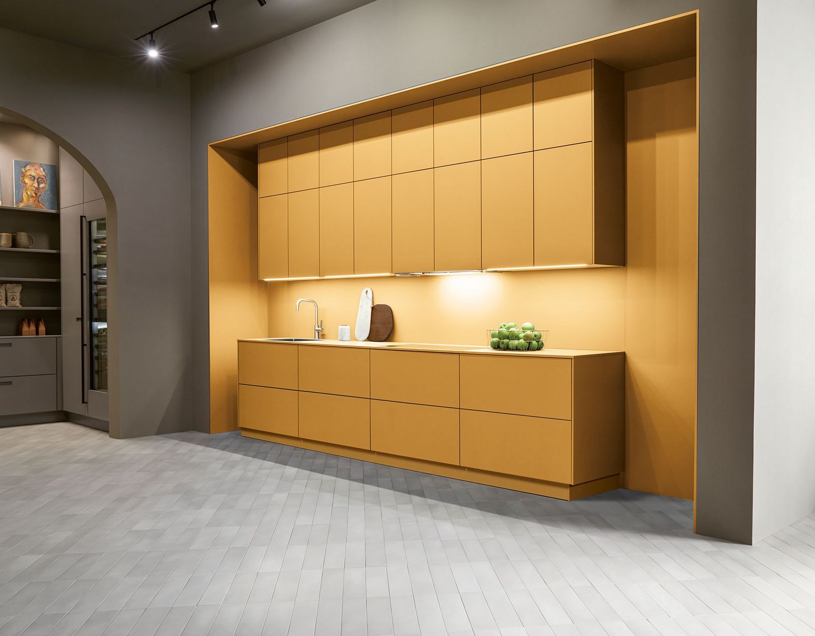 next125 keuken nx510 in geel