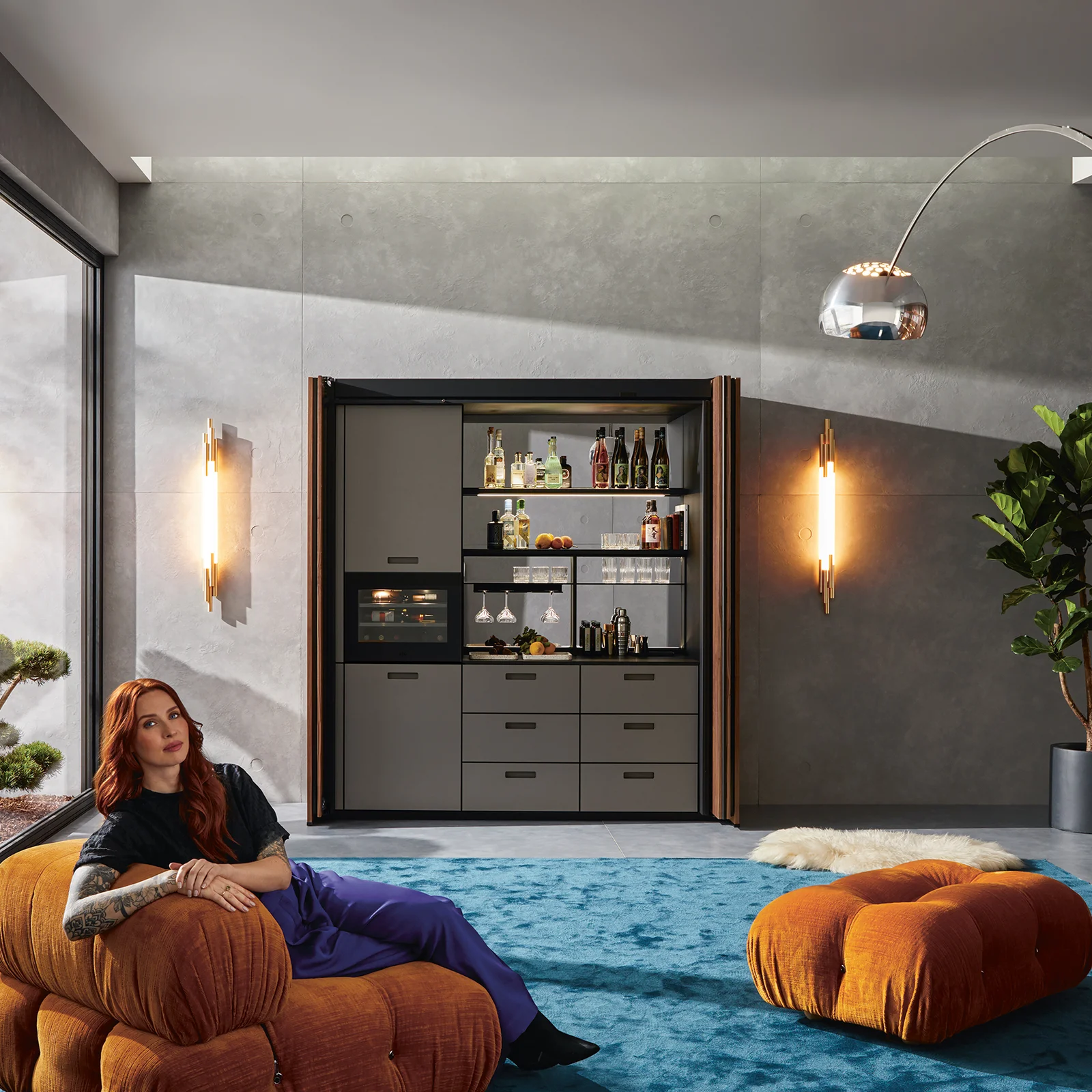 Pocketsystem mit Regal