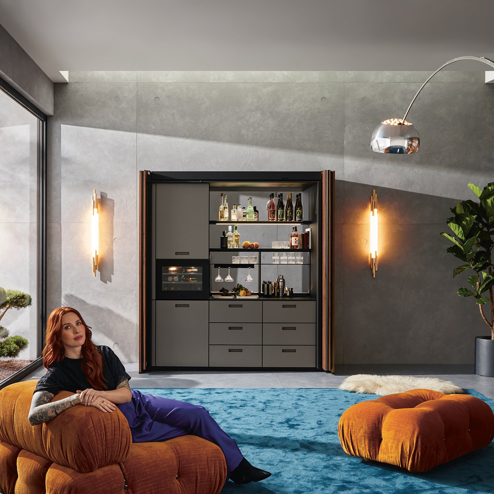 Pocketsystem mit Regal