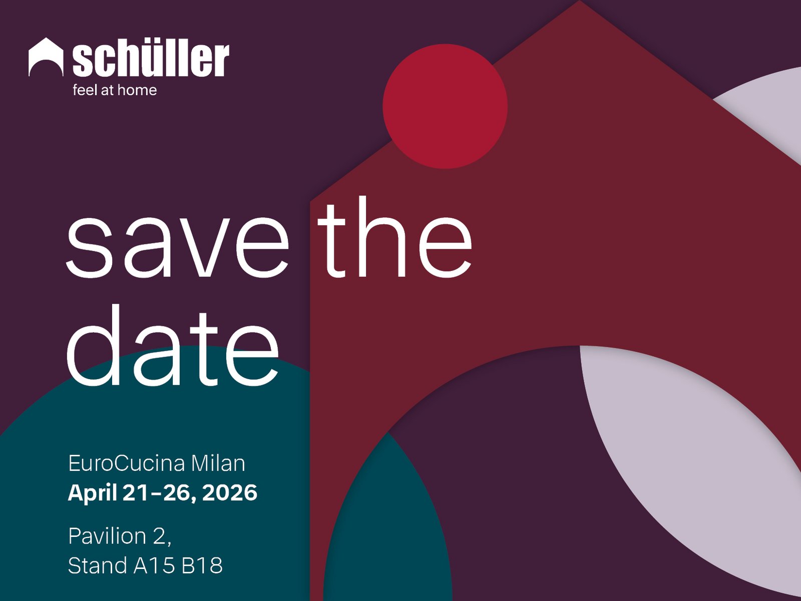 save the date eurocucina poster