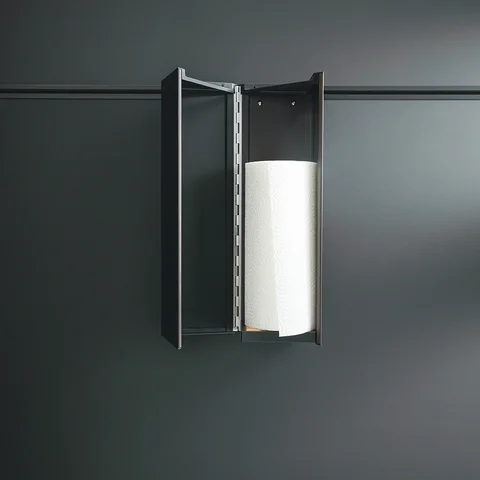 Cube 01 Küchenrolle Optimaler Zugriff auf die verdeckte Rolle auch bei geschlossener Tür