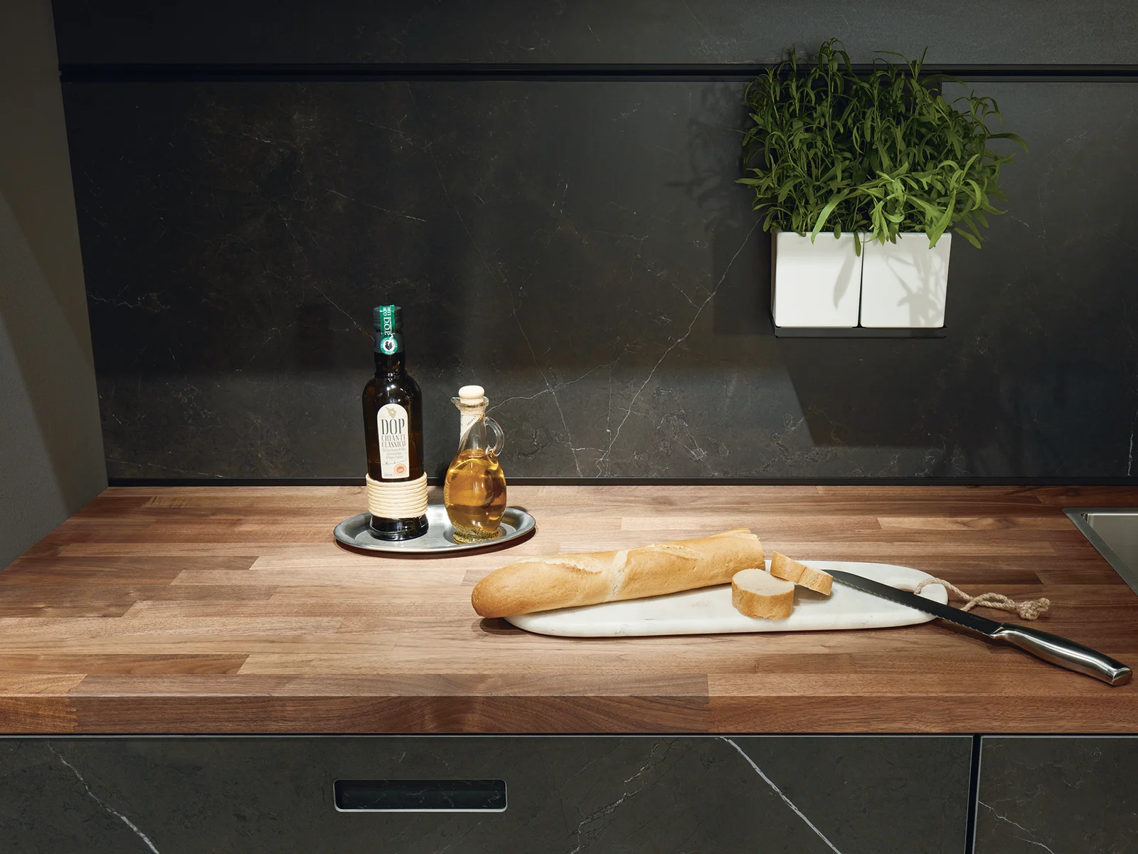wooden worktop