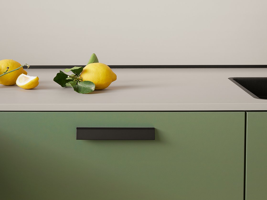 Arbeitsplatte und Nische