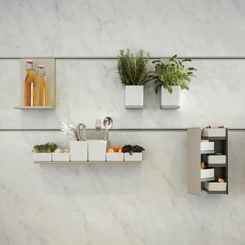 Cube system in the kitchen 