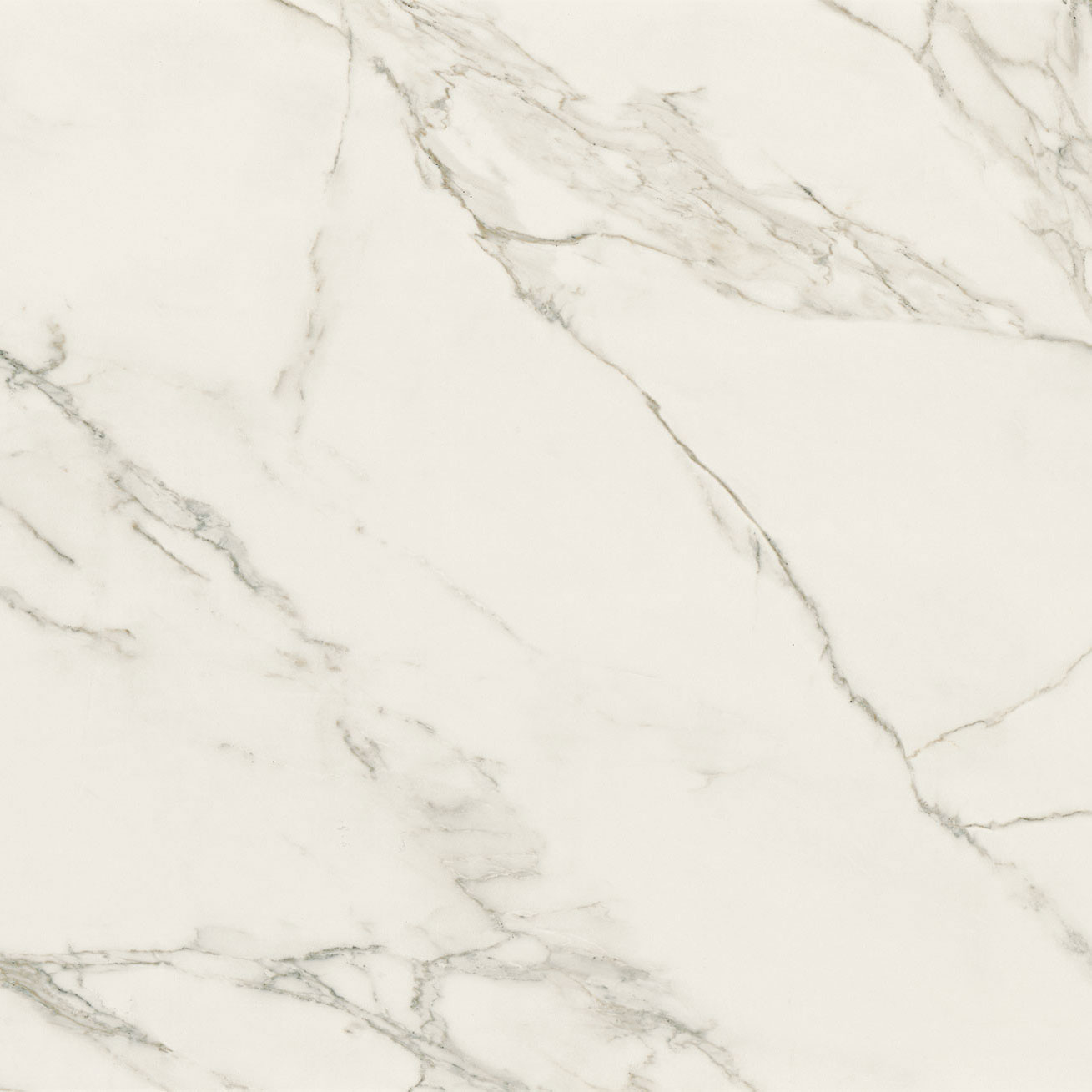 Oberfläche in weißer Marmoroptik mit grauen, feinen Adern